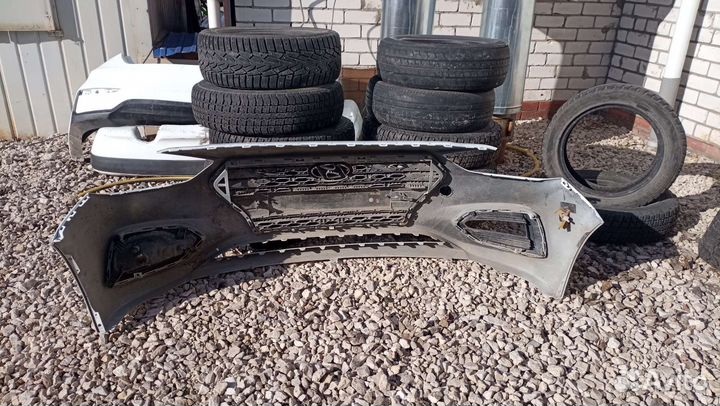 Бампер передний и задний hyundai solaris