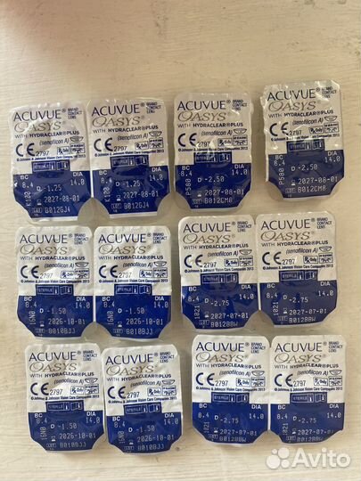 Линзы контактные acuvue oasys двухнедельные
