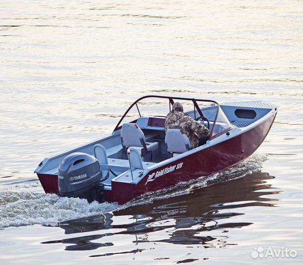 Новый катер для рыбалки Gold Fisher 520 DCM fish
