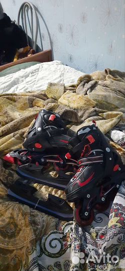 Коньки и можно сделать и в ролики,34-36 размер