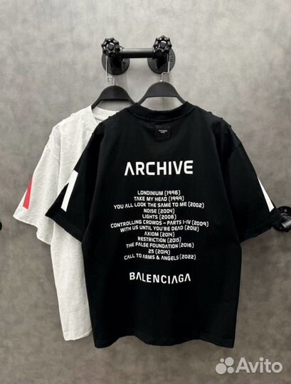 Футболка balenciaga archive (оверсайз)