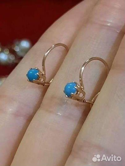 Золотые серьги детские