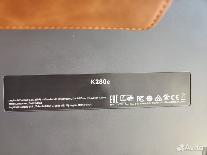 Проводная клавиатура logitech k280e