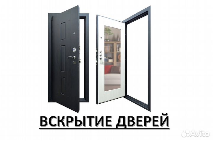 Вскрытие,ремонт,замена дверных замков.Вскрыть авто