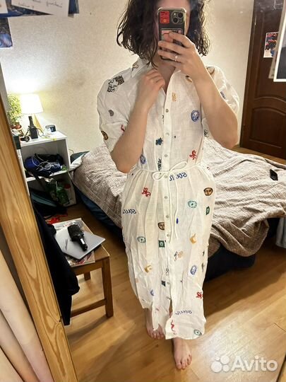 Платье рубашка летнее