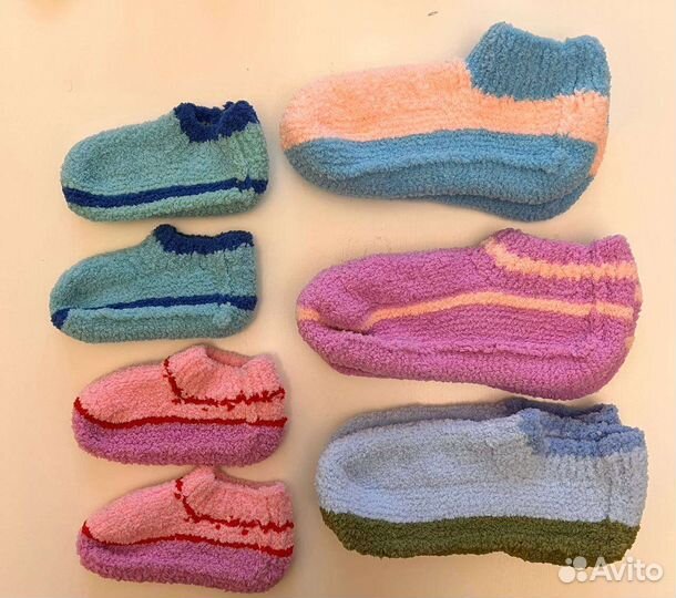 Вязанные следки, носки