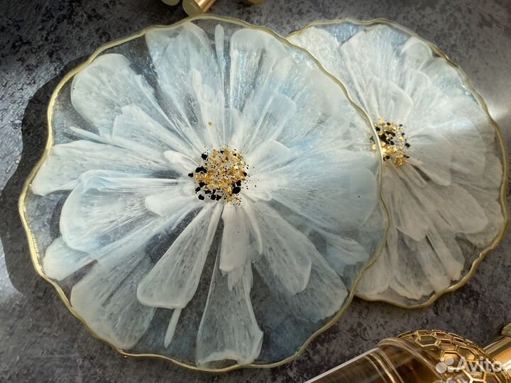 Подставки из эпоксидной смолы