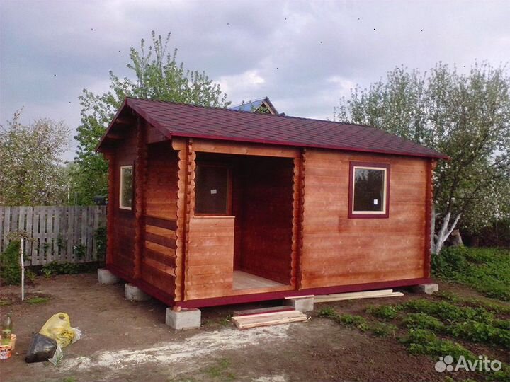 Бани Бочки, Бани из бруса