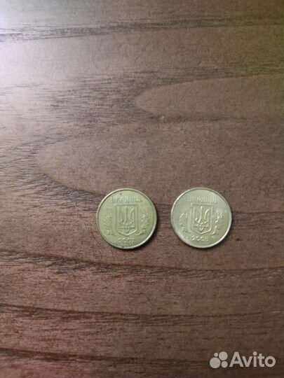 Монеты 10 копiйок Украина 2007 и 2008 г.г