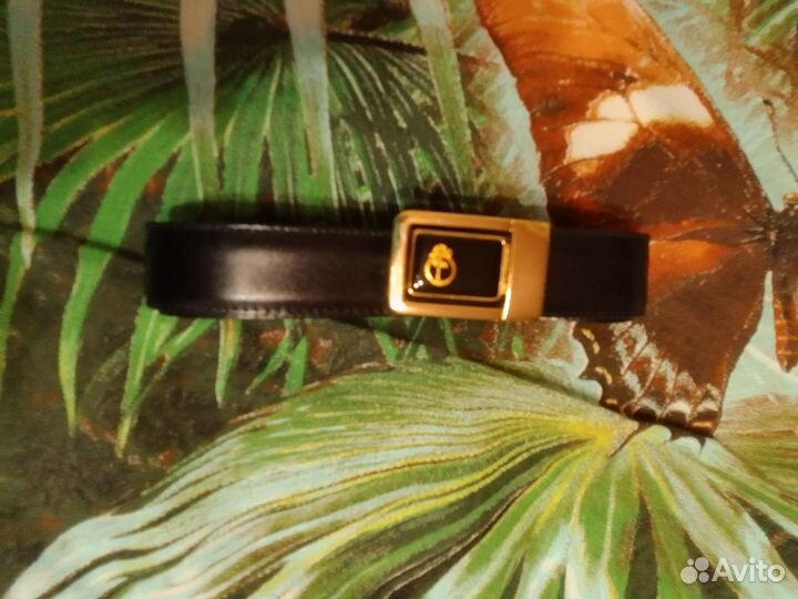 Кожаный ремень винтаж