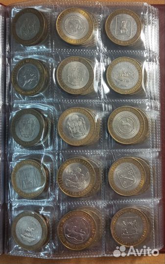 150 монет биметалл в альбоме