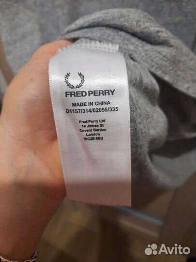 Платье футболка fred perry