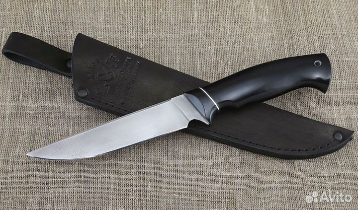 Нож Байкал C 80W1 Steel рукоять акрил черный