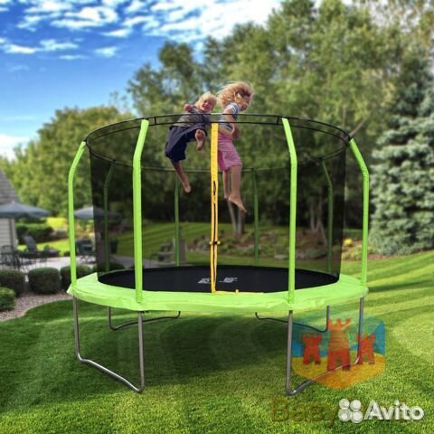 Батут с сеткой Baby Grad Cosmo 2.4м