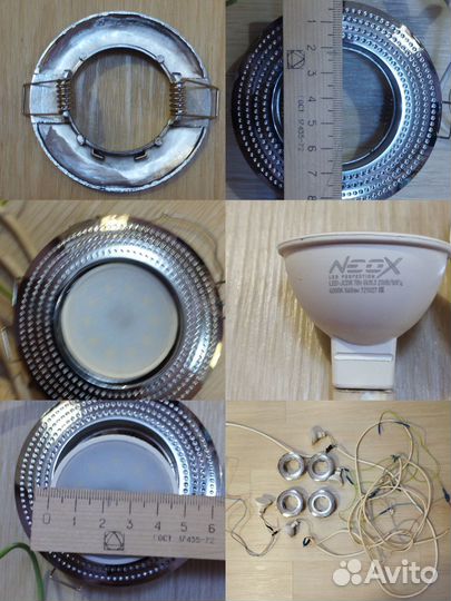 Светодиодные лампы с ободками и проводом