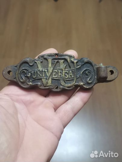 Старинная тяжёлая накладка. Метал