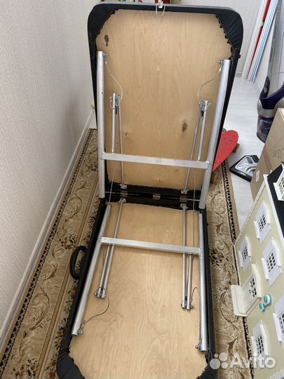 Кушетка для косметолога складная черная