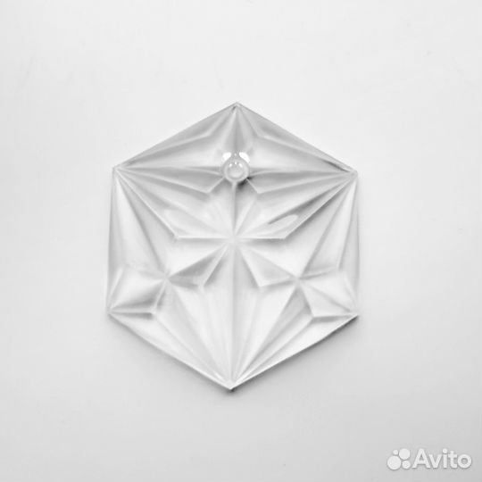 Хрустальная подвеска для люстры СССР