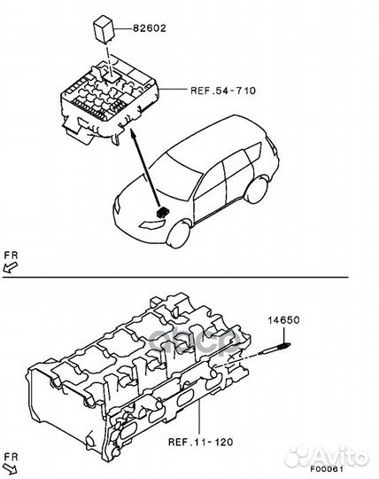 Свеча накала mitsubishi L200 4N15 15- 1820A019