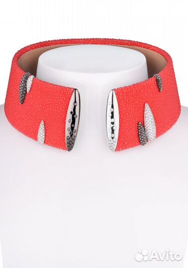 Колье De grisogono Galuchat Stingray Skin Necklace