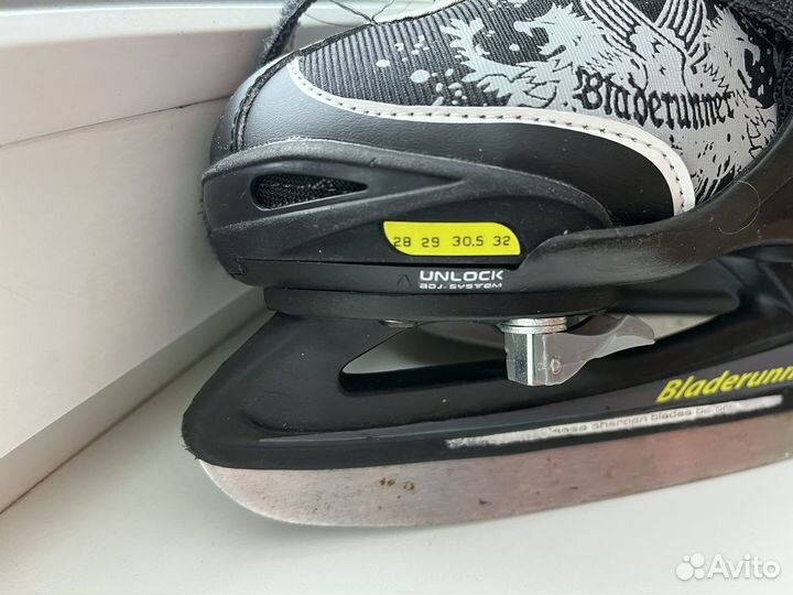 Коньки детские раздвижные 28-32