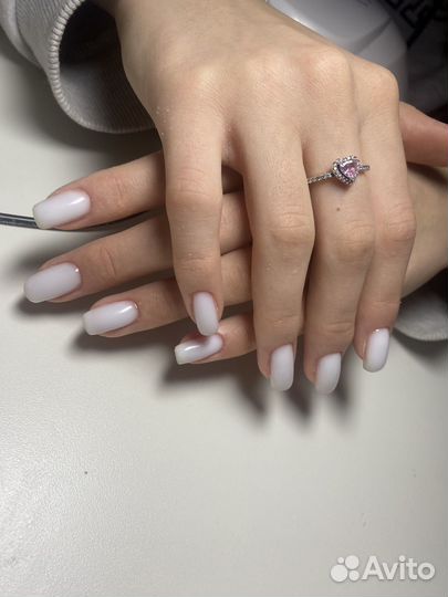 Маникюр наращивание ногтей
