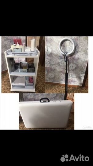 Кушетка и этажерка для мастера