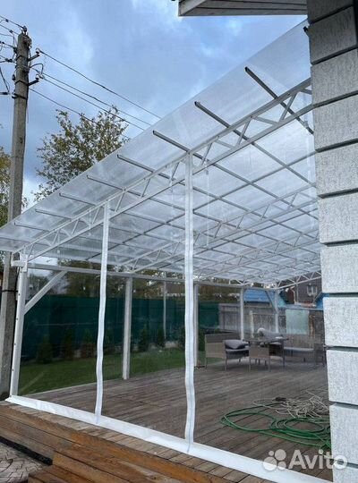 Мягкие окна для беседки и веранды