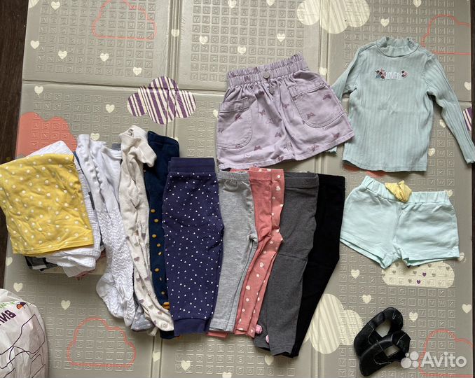 Пакет вещей на девочку 92
