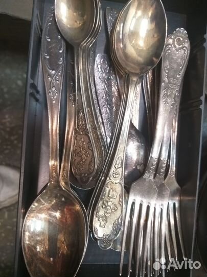 Мельхиоровые ложки СССР