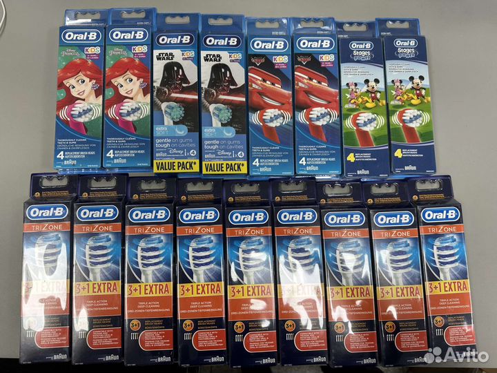 Насадки детские/взрослые Oralb Oral-b цена за 1