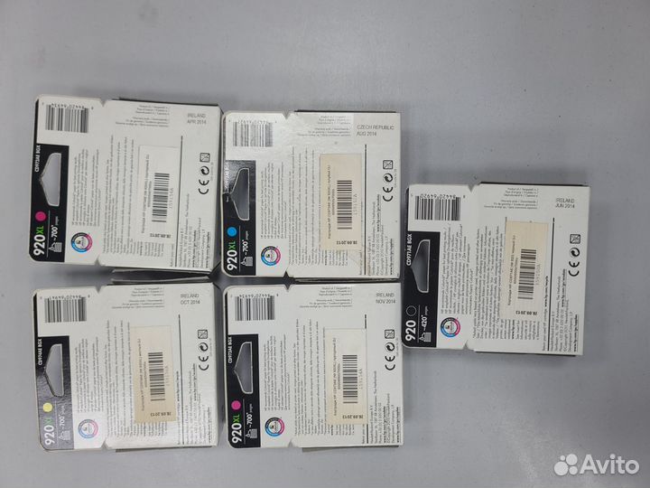 Картриджи оригинал hp 920 Officejet 6000/6500/7000