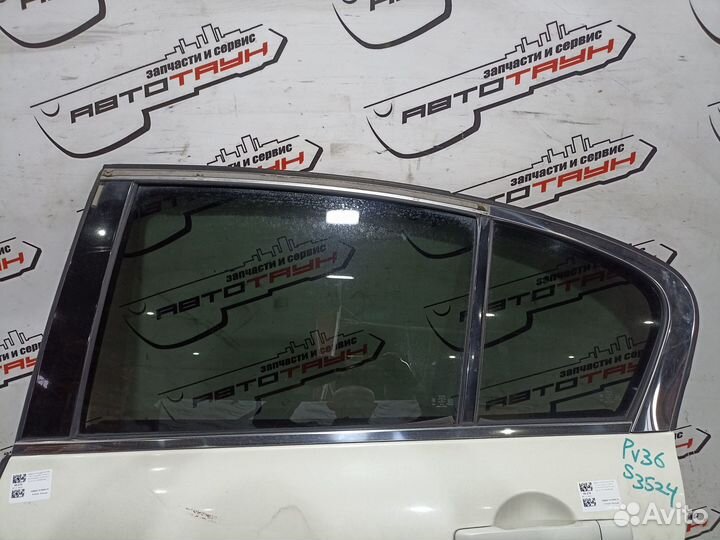 Дверь nissan infiniti G25 G35 G37 skyline KV36 NV36 PV36 V36 H2101JK0MM задняя левая белый, QX1 S352