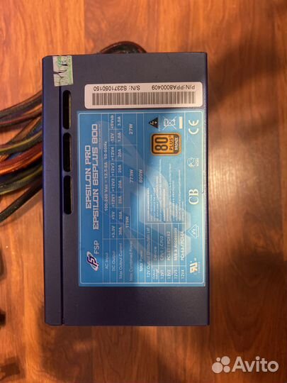 Блок питания fsp 800w