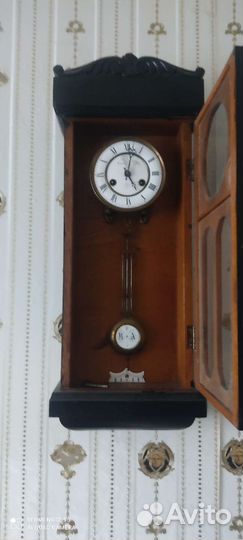 Старинные настенные часы le roi a paris