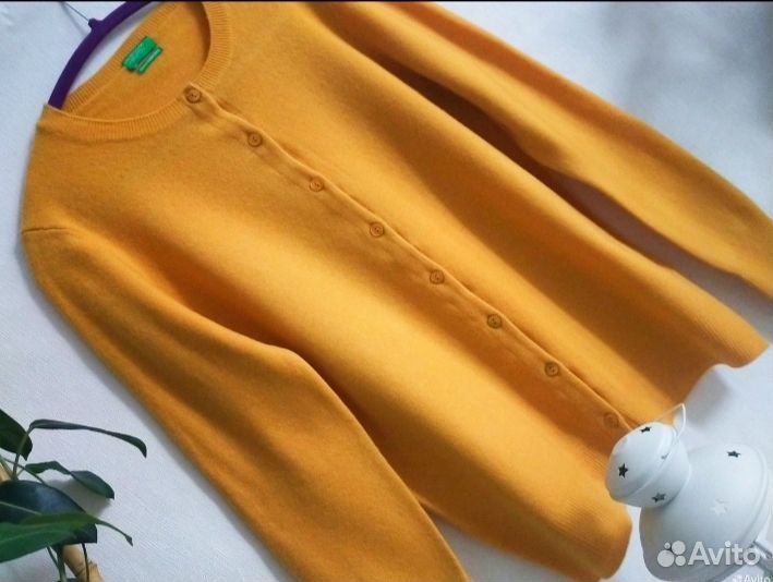 Кардиган шерстяной Benetton / M