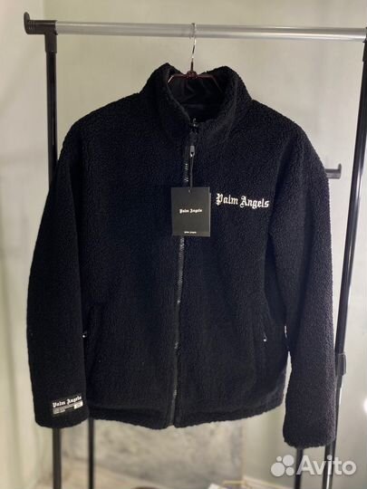 Куртка palm angels двухсторонняя барашек