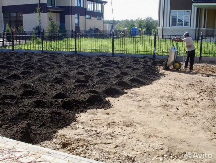 Чернозем Грунт Перегной Песок от 5 м3 доставка