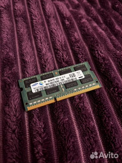 SO-dimm DDR3 Samsung 4Гб