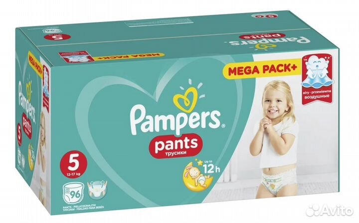 Подгузники трусики Pampers Pants 5 (96 шт.)
