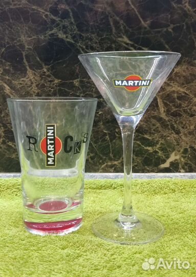 Бокалы под мартини