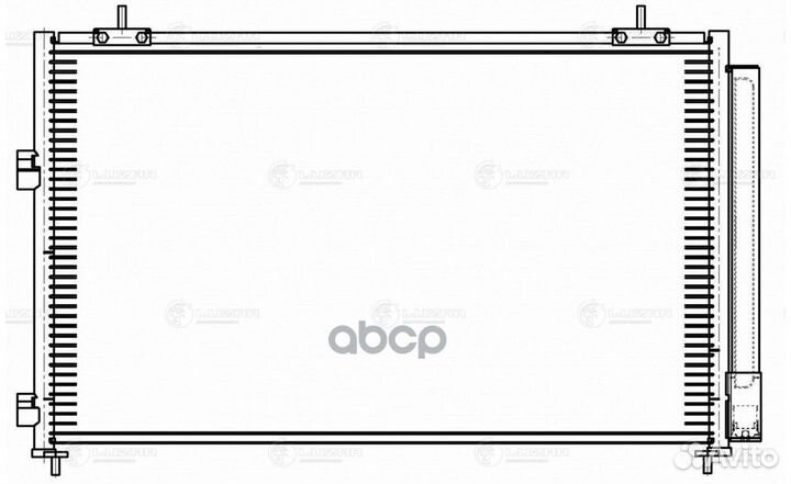 Радиатор кондиц. с ресивером для а/м Toyota RAV