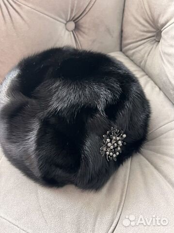 Женский норковый берет