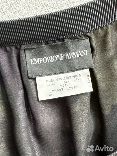 Юбка мини шелковая Emporio Armani