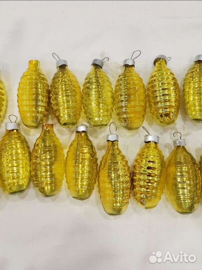 Елочные игрушки СССР советские штучно