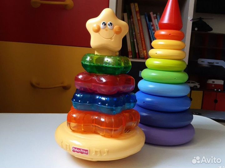 Развивающие игрушки. Пирамидка fisher price