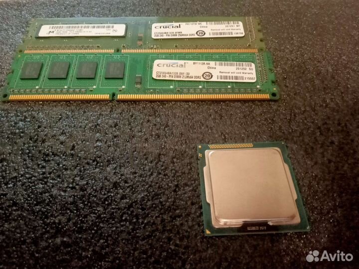 Оперативная память + процессор