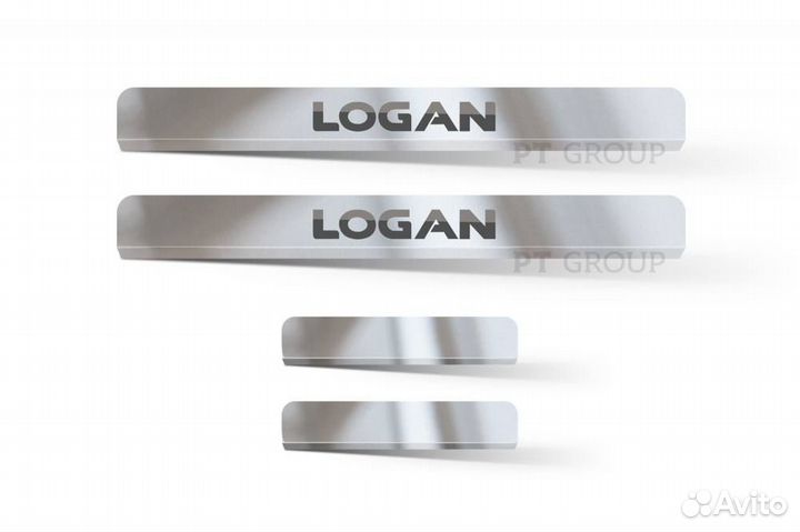 Накладки в проем дверей renault Logan 2014