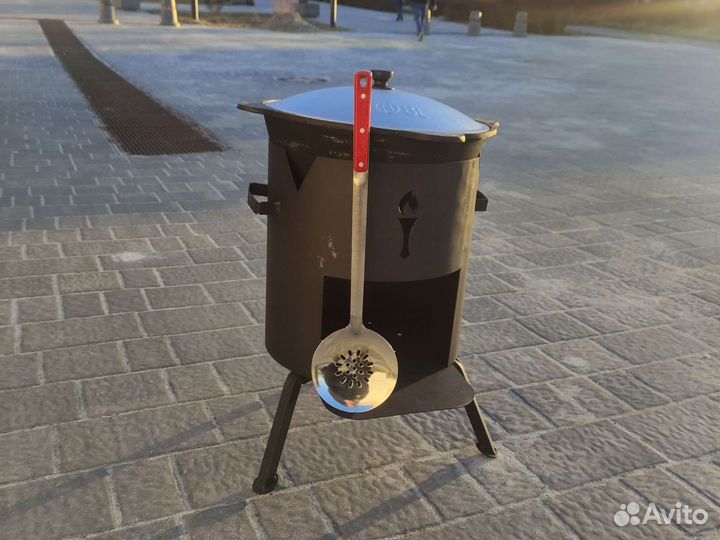 Комплект казан 12л + печь+шумовка