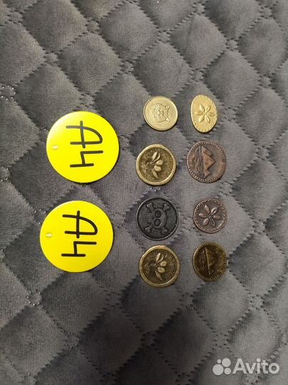 Монеты магнит (магнеты)и фишки из бургер Кинг А4